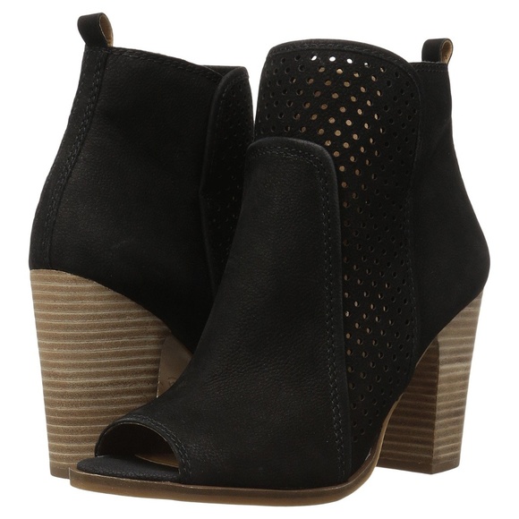 *LAST DAY*Lucky Brand Lakmeh Peep Toe Booties NWOT - Picture 3 of 8